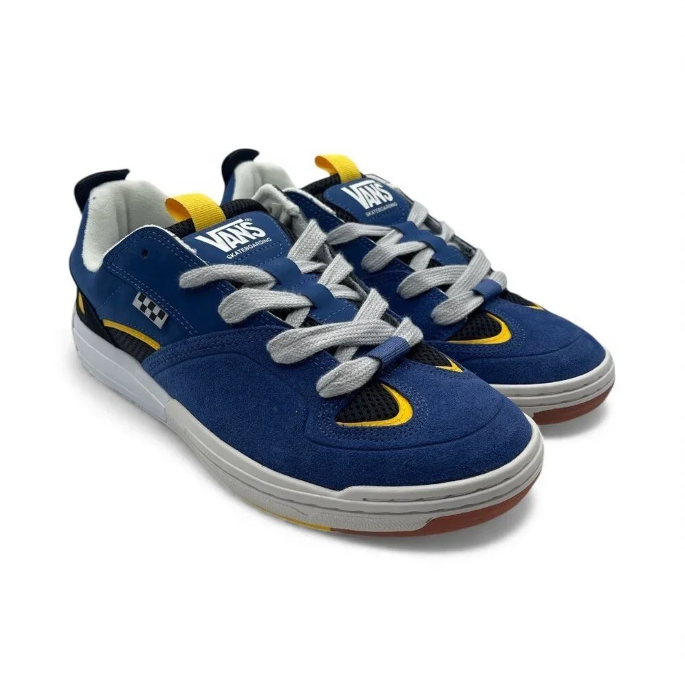 Vans Skate Mixxa Suede Mesh Navy Grey Blue White Men's Size 11.5 - BRAND NEW - Picture 3 of 7